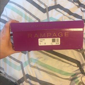 Rampage, wedges size 8.
